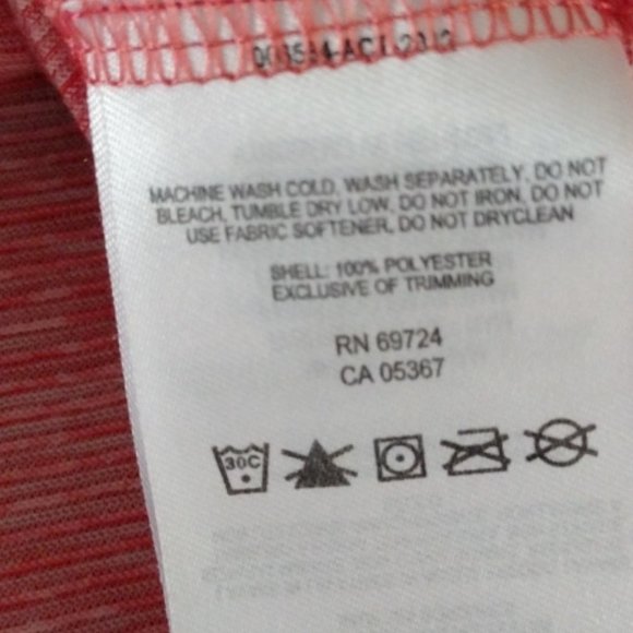 Columbia womens roll tab sleeve tie bottom athletic top Sz L - Picture 8 of 9